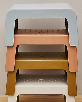Liewood Pedana per Bambini Antiscivolo Ulla - Color Terracotta - Bambù Pedana