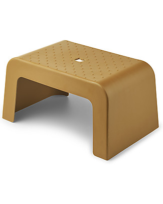 Liewood Pedana per Bambini Antiscivolo Ulla - Golden Caramel - Bambù Pedane