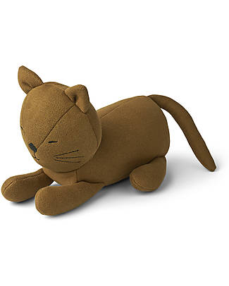 Liewood Peluche Gatto Grayson - Caramello - 100% Cotone Organico Peluche