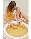 Liewood Piscina Gonfiabile per Bambini Leonore - A Righe - Giallo e Crema Piscine Gonfiabili