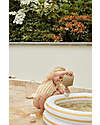 Liewood Piscina Gonfiabile per Bambini Leonore - A Righe - Giallo e Crema Piscine Gonfiabili