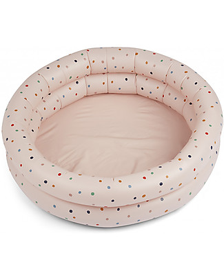Liewood Piscina Gonfiabile per Bambini Leonore - Confetti Rosa - 80x20cm Piscine Gonfiabili