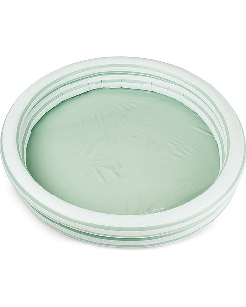Liewood Piscina Gonfiabile per Bambini Savannah - A Righe -  Verde Pastello e Crema - 150x25 cm Piscine Gonfiabili