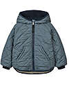 Liewood Piumino Reversibile/Teddy Jackson - Whale Blu Multi Mix - 100% Materiale Riciclato Piumini