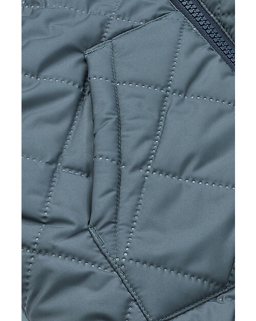 Liewood Piumino Reversibile/Teddy Jackson - Whale Blu Multi Mix - 100% Materiale Riciclato Piumini