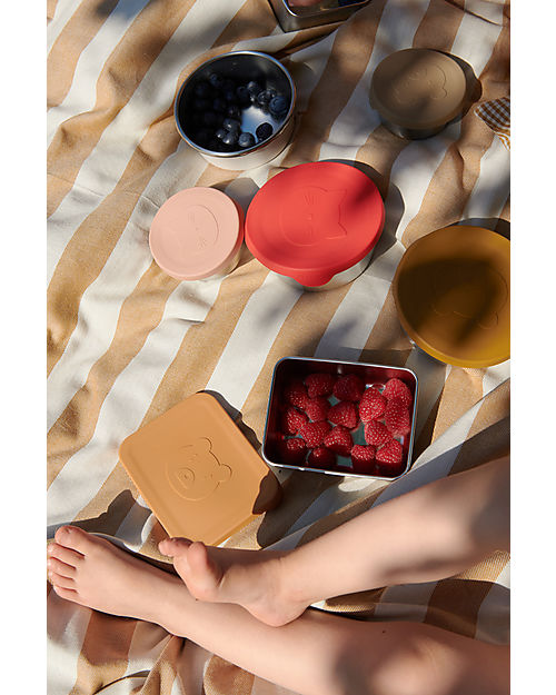 Liewood Portamerenda Ako - Orsetto - Mandorla Porta Merenda