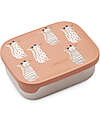 Liewood Portapranzo in Silicone e Acciaio Arthur - Gatto - Tuscany Rose Porta Merenda