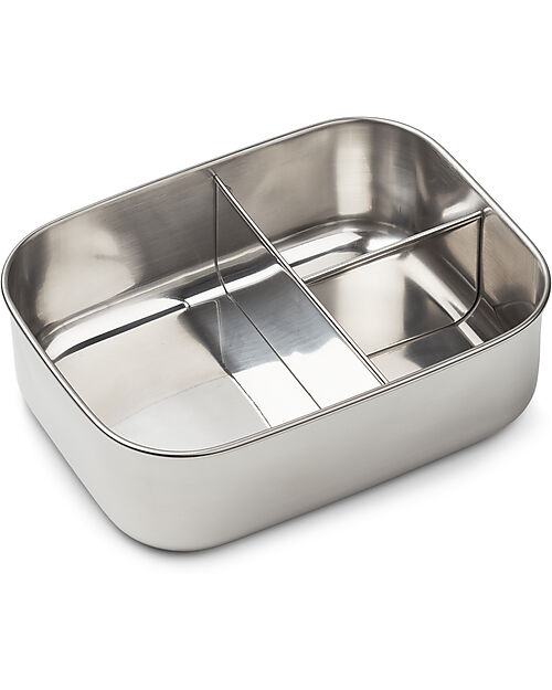 Liewood Portapranzo in Silicone e Acciaio Arthur - Gatto - Tuscany Rose Porta Merenda