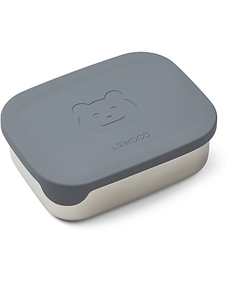 Liewood Portapranzo in Silicone e Acciaio Arthur - Mr Orso Blu Contenitori in Metallo