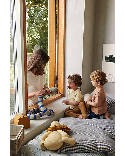 Liewood Pupazzo Lavorato a Maglia Filippa - Serpente - Cotone Bio Pupazzi