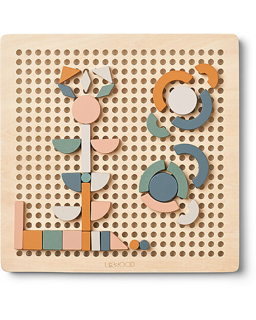 Liewood Puzzle in Legno Cecily - 36 pezzi - Faune Green Multi Mix Puzzle