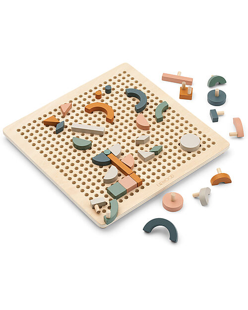 Liewood Puzzle in Legno Cecily - 36 pezzi - Faune Green Multi Mix Puzzle