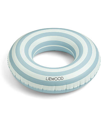 Liewood Salvagente Gonfiabile Baloo - A Righe - Blu Mare e Crema Giochi da Spiaggia