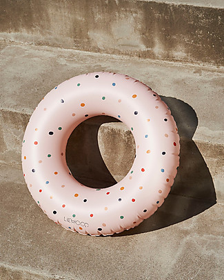 Liewood Salvagente Gonfiabile Baloo - Coriandoli Rosa Giochi Da Spiaggia