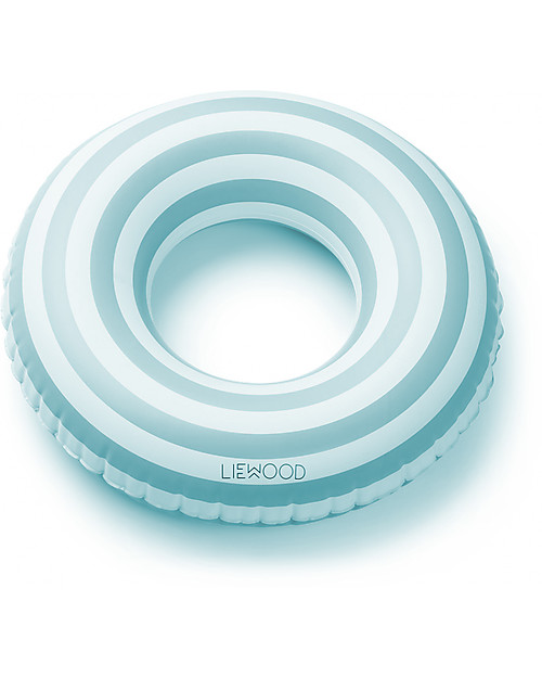 Liewood Salvagente Gonfiabile Baloo - Righe Azzurro e Crema Giochi da Spiaggia