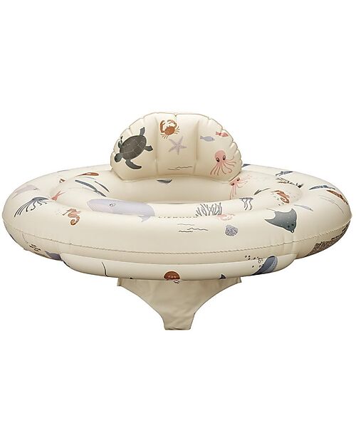 Liewood Salvagente Gonfiabile Dawn per Bambini - Creature del Mare - Sabbia Giochi da Spiaggia