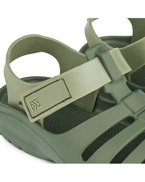 Liewood Sandali Beau - Verde Te e Verde Scuro - Flessibili e Resistenti Sandali