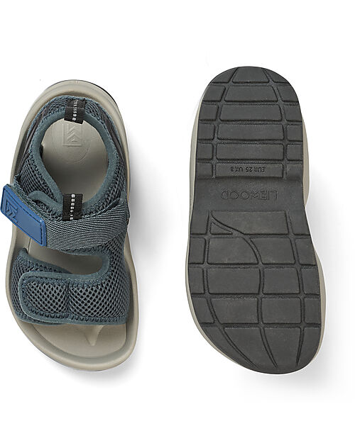Liewood Sandali Christi - Whale Blu - Suola Ergonomica Sandali