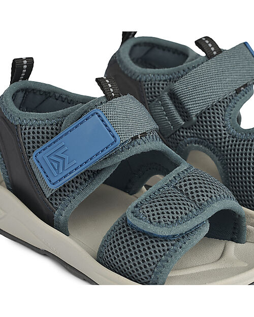 Liewood Sandali Christi - Whale Blu - Suola Ergonomica Sandali