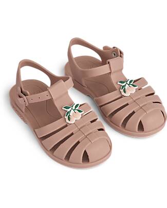 Liewood Sandali con Cinturino Bre e Charms Pesca - Rosa Scuro - Flessibili + Resistenti + Sicuri! Sandali