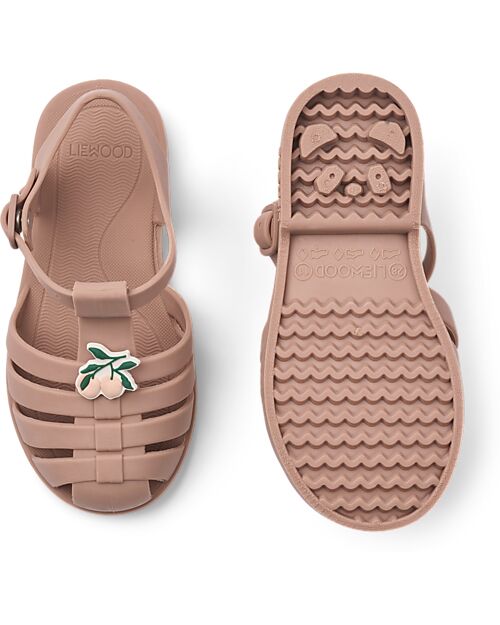 Liewood Sandali con Cinturino Bre e Charms Pesca - Rosa Scuro - Flessibili + Resistenti + Sicuri! Sandali