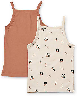 Liewood Set 2 Canottiere Naomi - Pesca / Sea Shell Mix Canotte