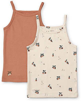 Liewood Set 2 Canottiere Naomi - Pesca / Sea Shell Mix Canotte