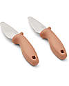 Liewood Set 2 Coltelli Bambini Perry - Tuscany Rose - Acciaio Inossidabile e Silicone Posate