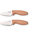 Liewood Set 2 Coltelli Bambini Perry - Tuscany Rose - Acciaio Inossidabile e Silicone Posate