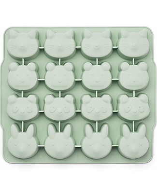 Liewood Set 2 Stampi per Ghiaccio in Silicone - Sonny - Verde Menta Set Pappa