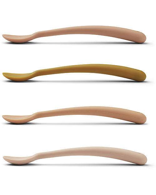 Liewood Set 4 Cucchiai in Silicone Siv - Tuscany Rose Posate