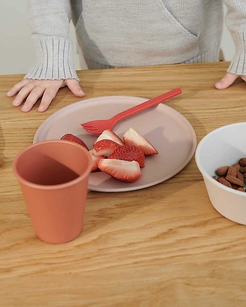 Liewood Set 6 Piatti Logan - Rose Multi Mix - Lavabili e Impilabili Piatti e Scodelle