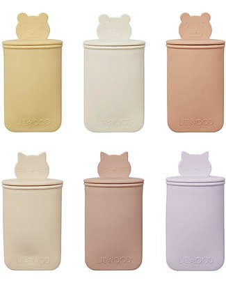 Liewood Set 6 Stampi per Ghiaccioli Malik Mini - Classic/Jojoba Multi Mix - Silicone Set Pappa