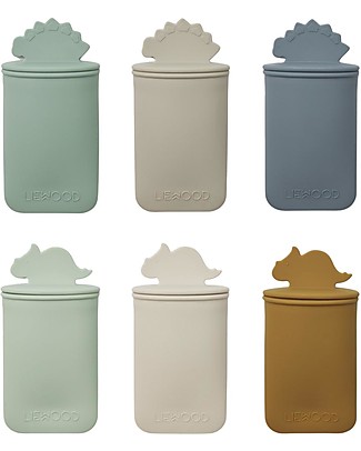 Liewood Set 6 Stampi per Ghiaccioli Malik Mini - Dino/Dusty Mint Multi Mix - Silicone Set Pappa