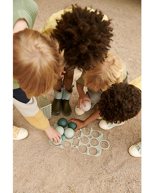 Liewood Set Bocce da Spiaggia Emmett - Mostarda Mix Giochi da Spiaggia