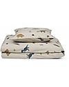 Liewood Set Copri Piumone Carl - 200 x 140 cm - Dino - Sabbia Set Copripiumino