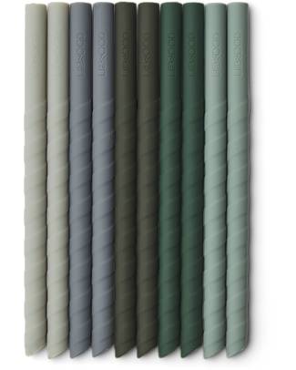 Liewood Set da 10 Cannucce Timoti in Silicone Riutilizzabili - Multi Mix - Ottima Alternativa alle Cannucce Usa e Getta Cannucce Eco