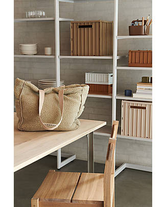 Liewood Set da 2 Cassette Portaoggetti con Coperchio Weston Medium - Golden Caramel - 14,5x36x25 cm Contenitori Portaoggetti