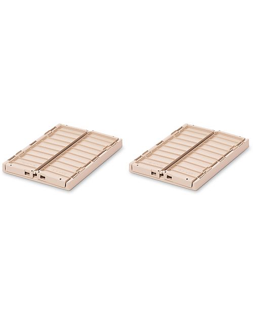 Liewood Set da 2 Cassette Portaoggetti Weston Small - Rose - 25x18x9 cm Contenitori Portaoggetti