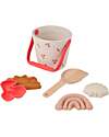 Liewood Set da Spiaggia e Giardino Gilma - Ciliegie - Sabbia - 6 Pezzi Giochi da Spiaggia