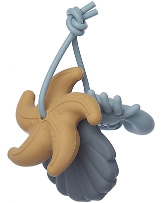 Liewood Set di 3 Massaggiagengive Mini Tonk - Blu - 100% silicone Massaggiagengive