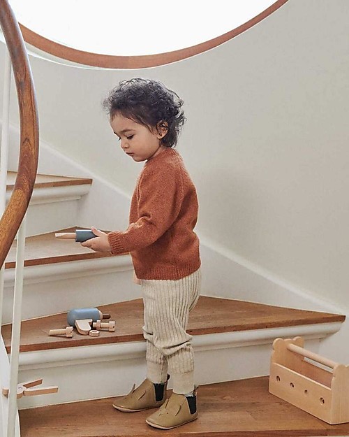 Liewood Set di Attrezzi in Legno Luigi - Blue Multi Mix - Per piccoli Aspiranti Falegnami Attrezzi in Legno