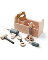 Liewood Set di Attrezzi in Legno Luigi - Blue Multi Mix - Per piccoli Aspiranti Falegnami Attrezzi in Legno
