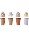 Liewood Set Giochi in Silicone a Forma di Gelato - Rosa Multi Mix Giochi da Spiaggia