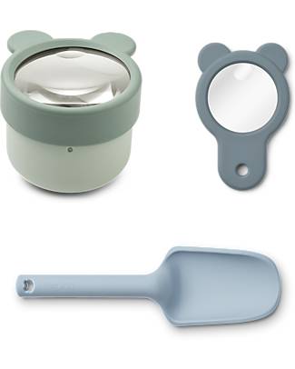 Liewood Set Gioco Esplorazione Bessie - Verde Menta Mix - Morbido Silicone Giochi da Esterno_