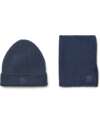 Liewood Set Lina Cappello e Scaldacollo - Blu Navy - 100% Cotone Cappelli Invernali
