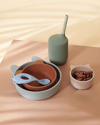 Liewood Set of 2 Sippy Cups with Straw Ellis - Mint Mix Cups & Beakers