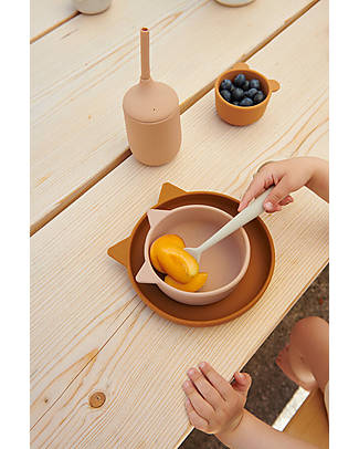 Liewood Set Pranzo Gatto Cathy - Pale Tuscany Set Pappa