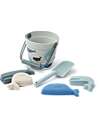 Liewood Set Spiaggia Dante - Balene- Azzurro - Secchiello+Paletta+Formine Giochi da Spiaggia