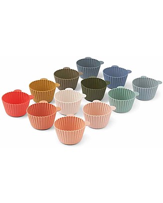 Liewood Set stampini per Cupcake Jerry - Pacco da 12 - Multi Mix Set Pappa